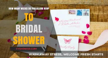 Perfect Timing: How Long Should Guests RSVP to Your Bridal Shower?