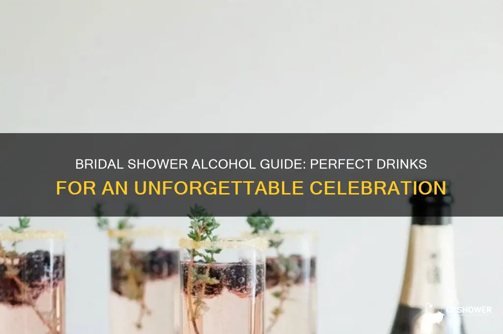 how much alcohol for bridal shower