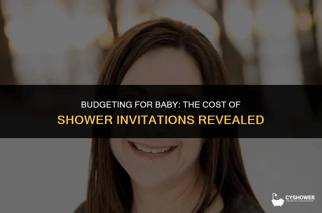 how much are baby shower invitations