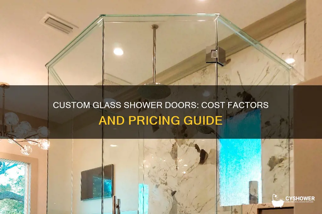 how much are custom glass shower doors