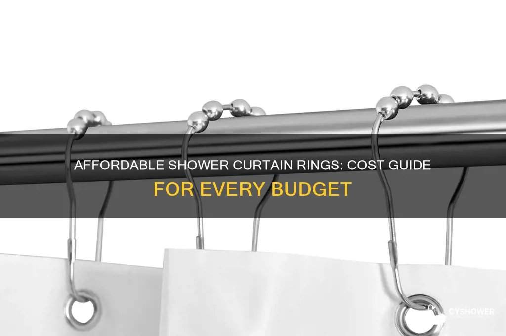 how much are shower curtain rings