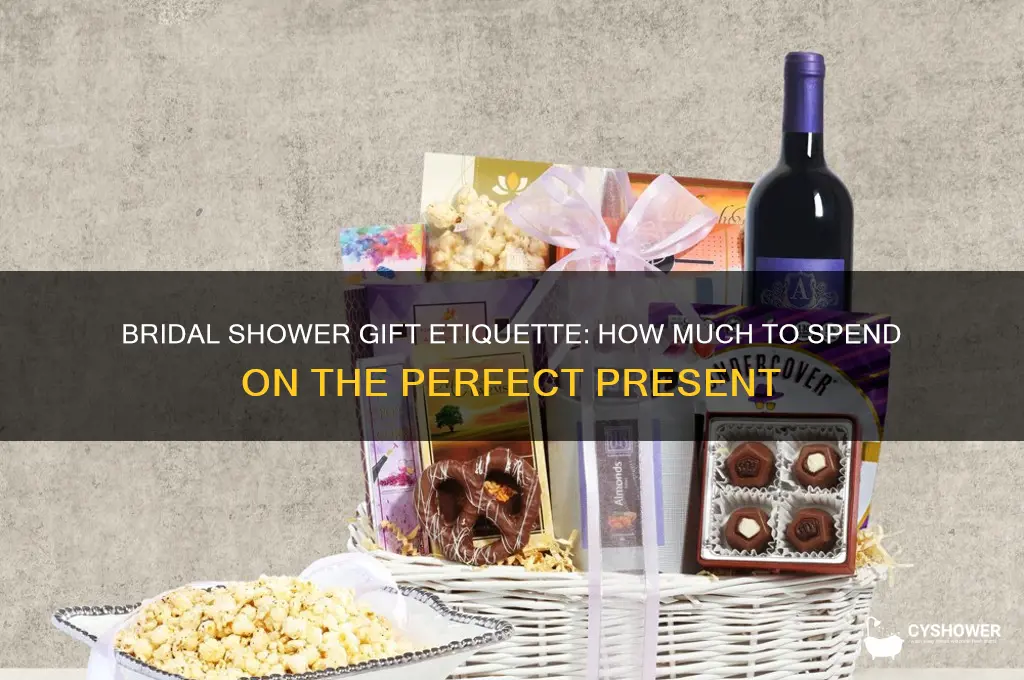 how much bridal shower gift