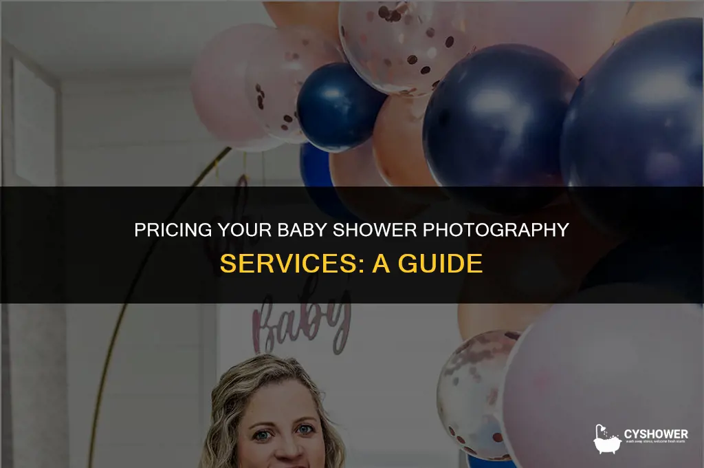 how much charge money for baby shower phootshoot