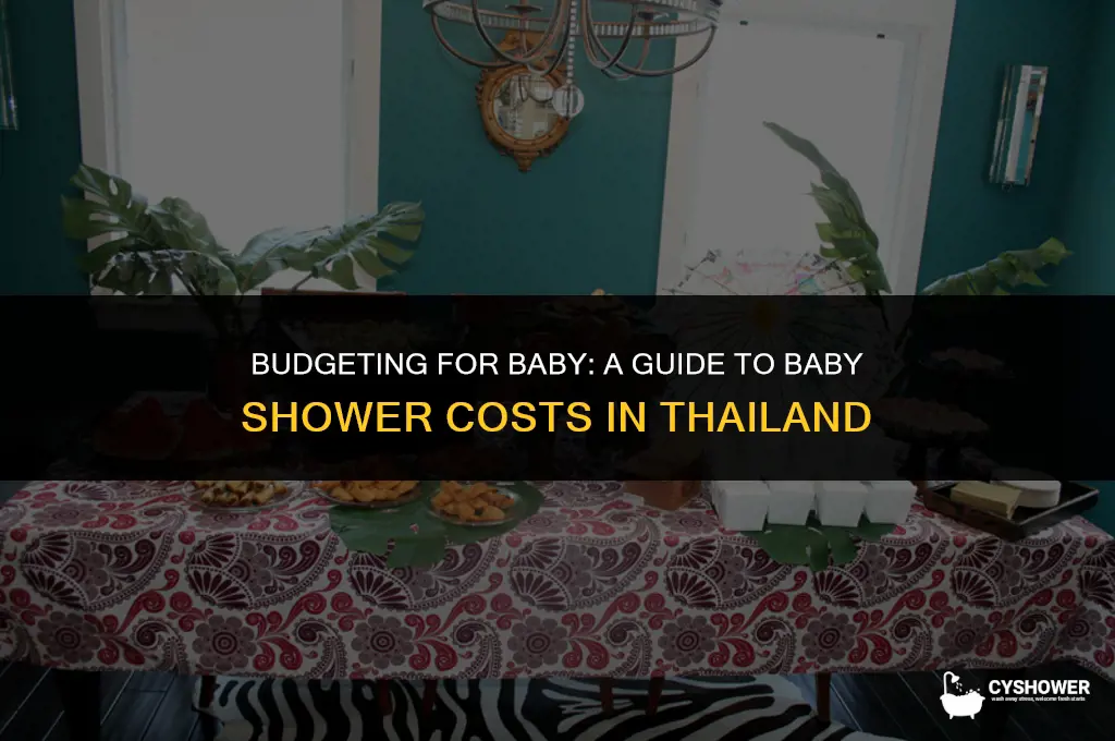 how much cost baby shower in thailand