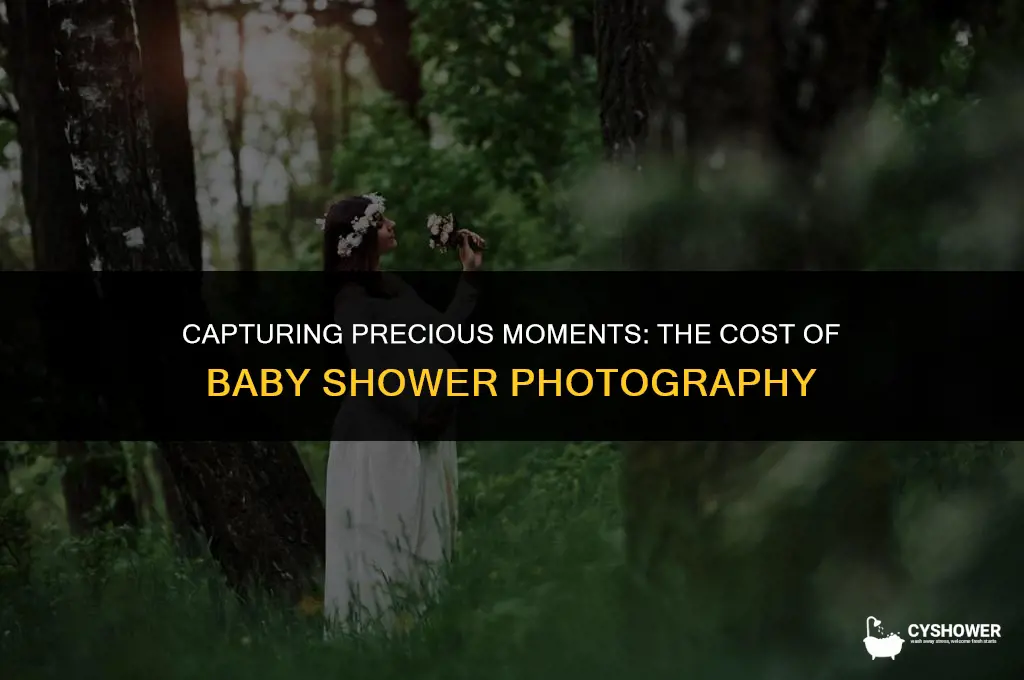 how much do baby shower photographer cost