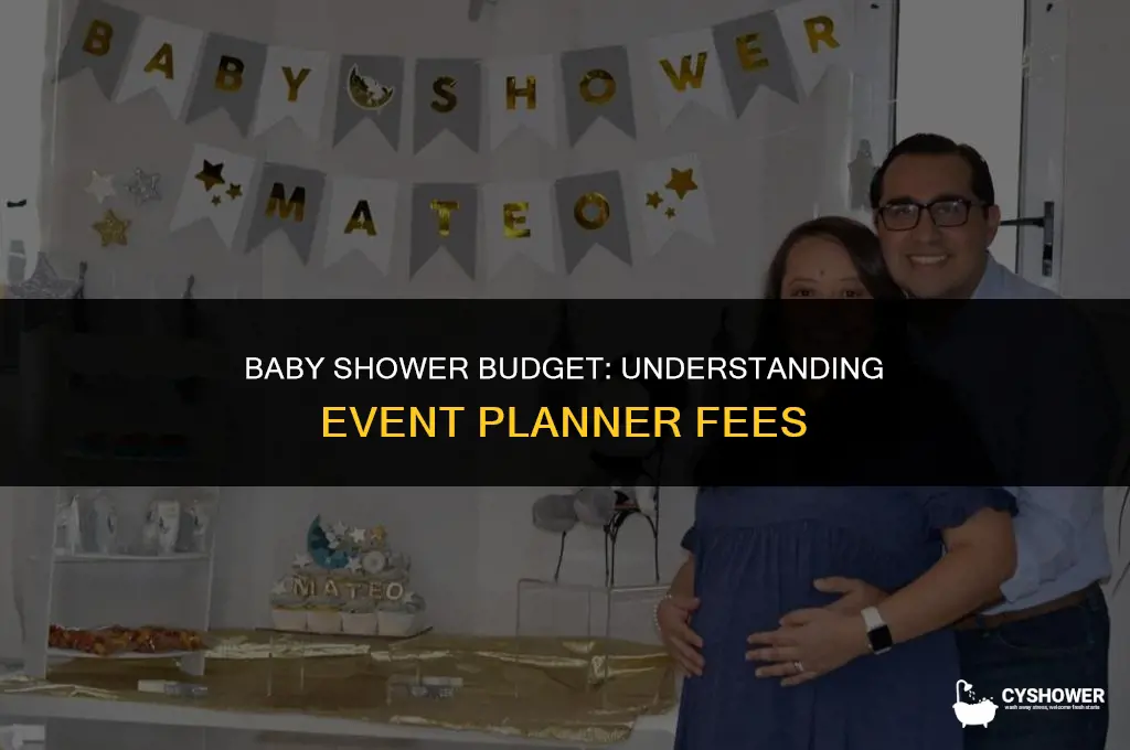 how much do event planners charge for a baby shower