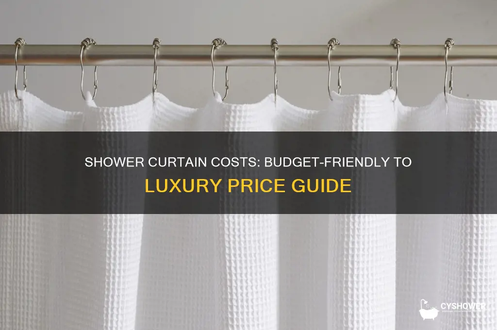 how much do shower curtains cost