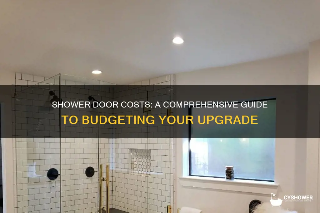 how much do shower doors cost