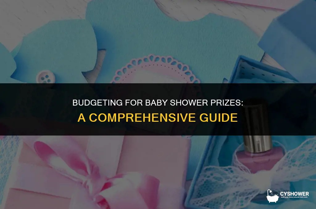 how much do you spend on baby shower prizes