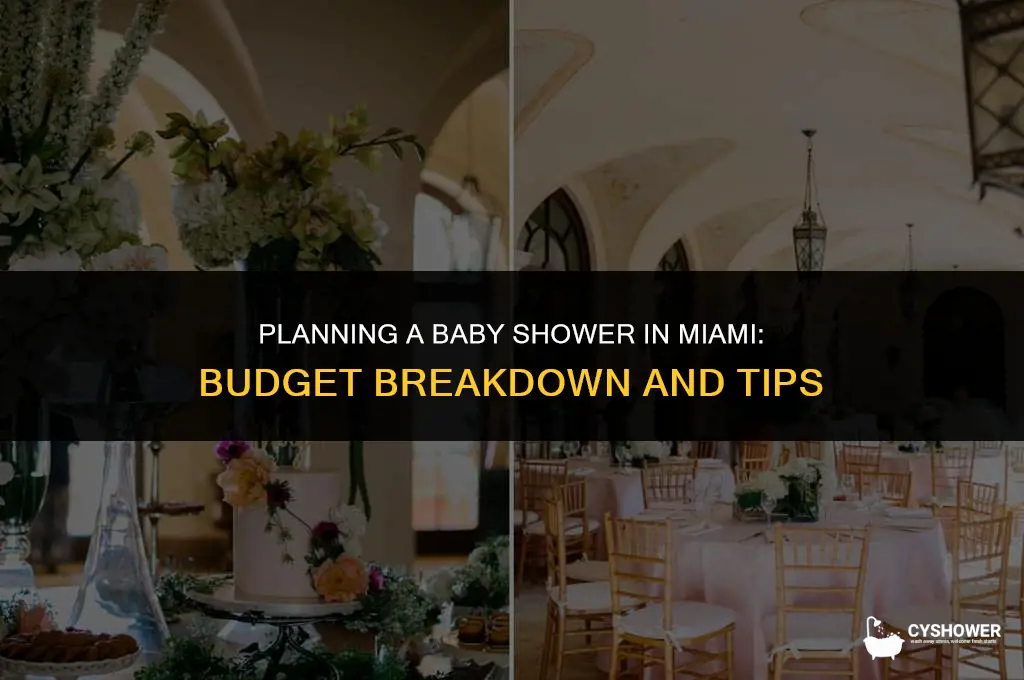 how much does a baby shower cost in miami