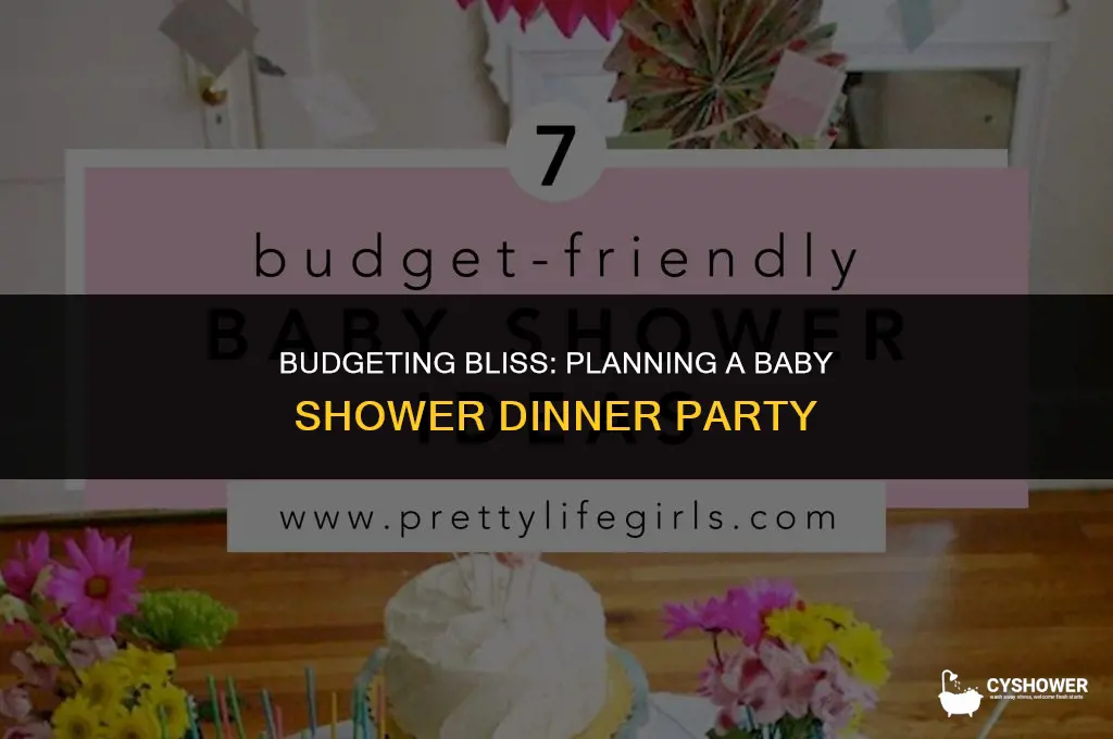 how much does a baby shower dinner party