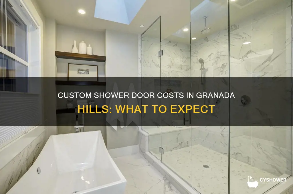 how much does a custom shower door cost grenada hills