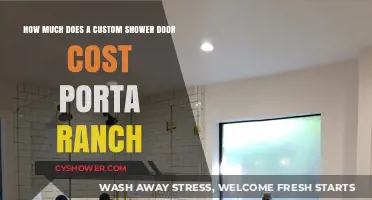 Custom Shower Door Costs for Porta Ranch Homes: A Complete Guide