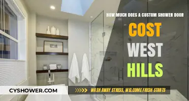 Custom Shower Door Costs in West Hills: What to Expect