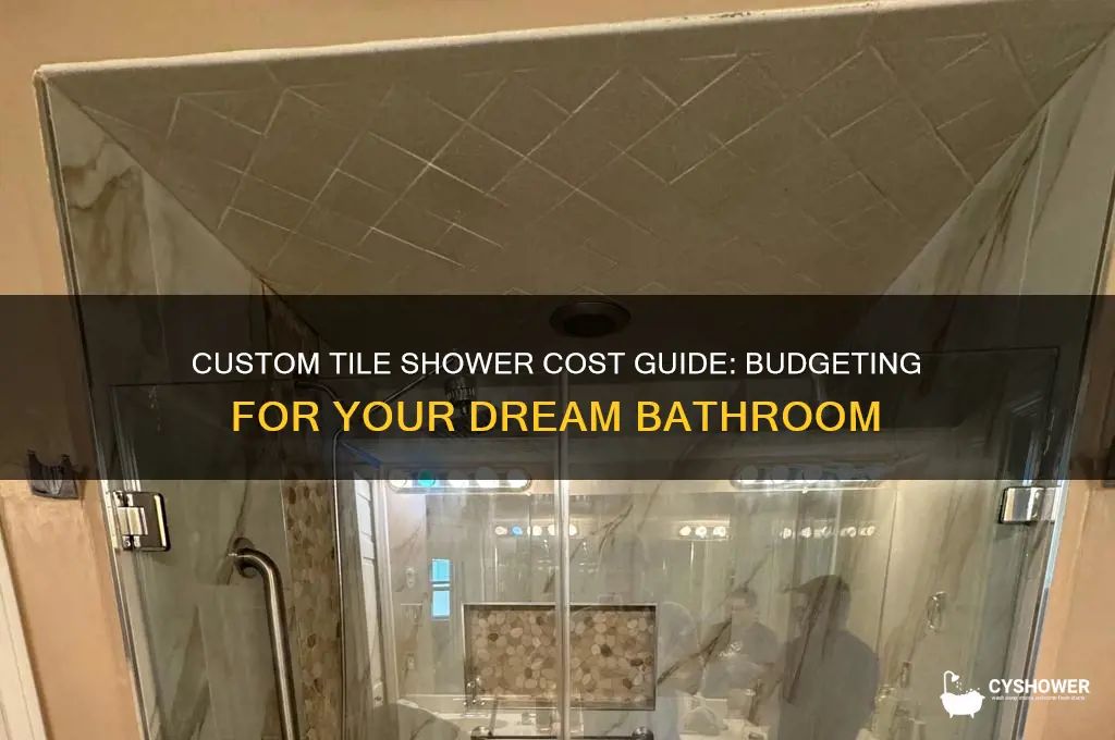 how much does a custom tile shower cost