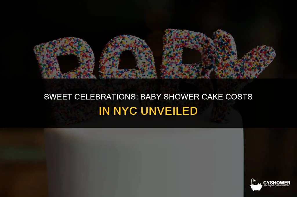 how much does baby shower cake cost nyc