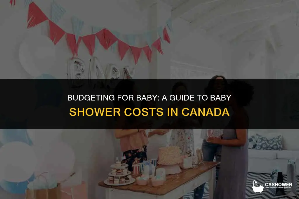 how much does baby shower cost canada