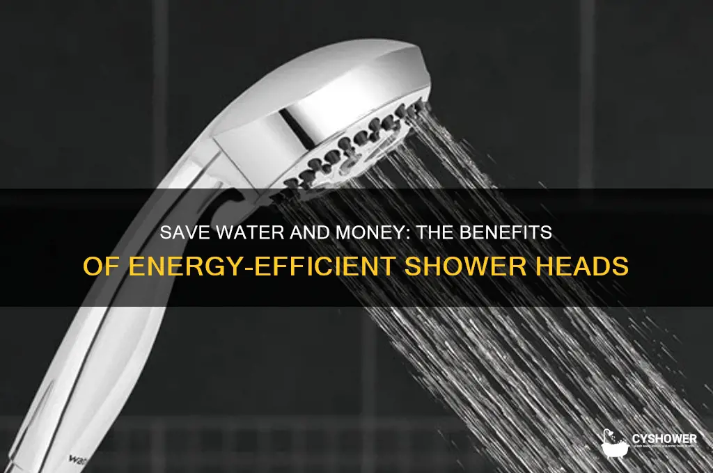 how much does energy efficient shower heads save