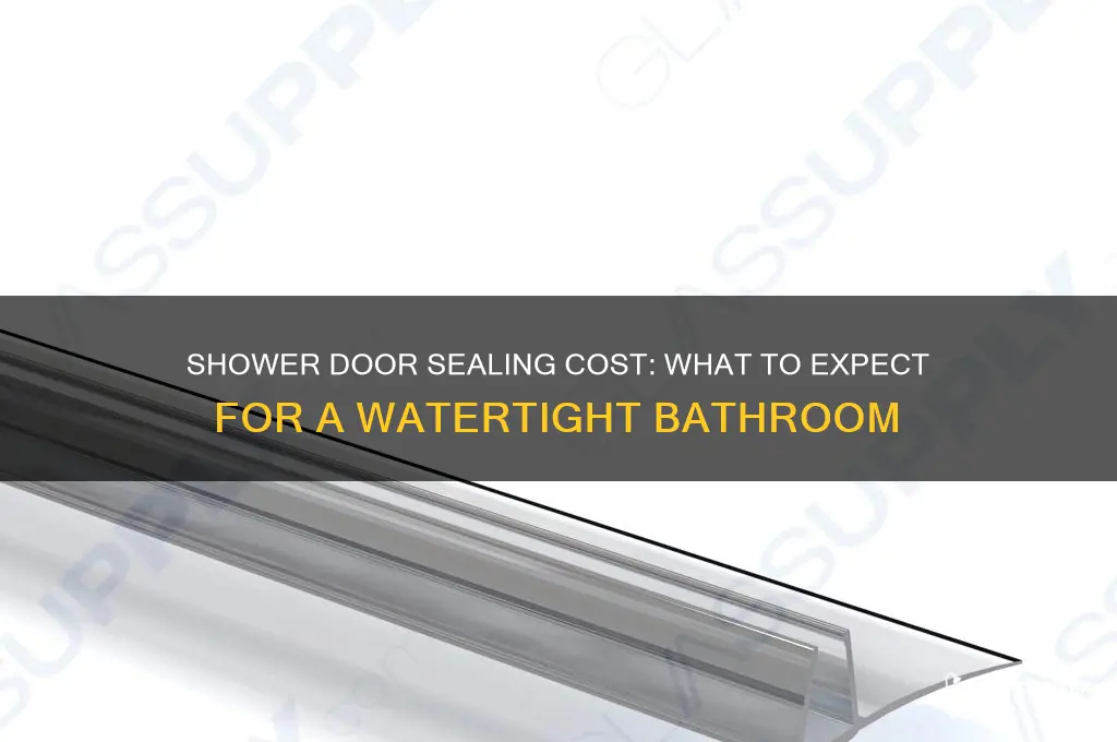 how much does getting shower door sealed cost