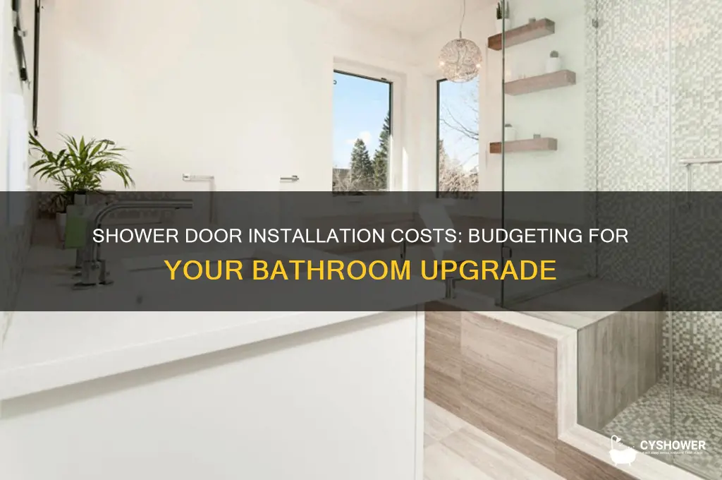 how much does it cost to build a shower door