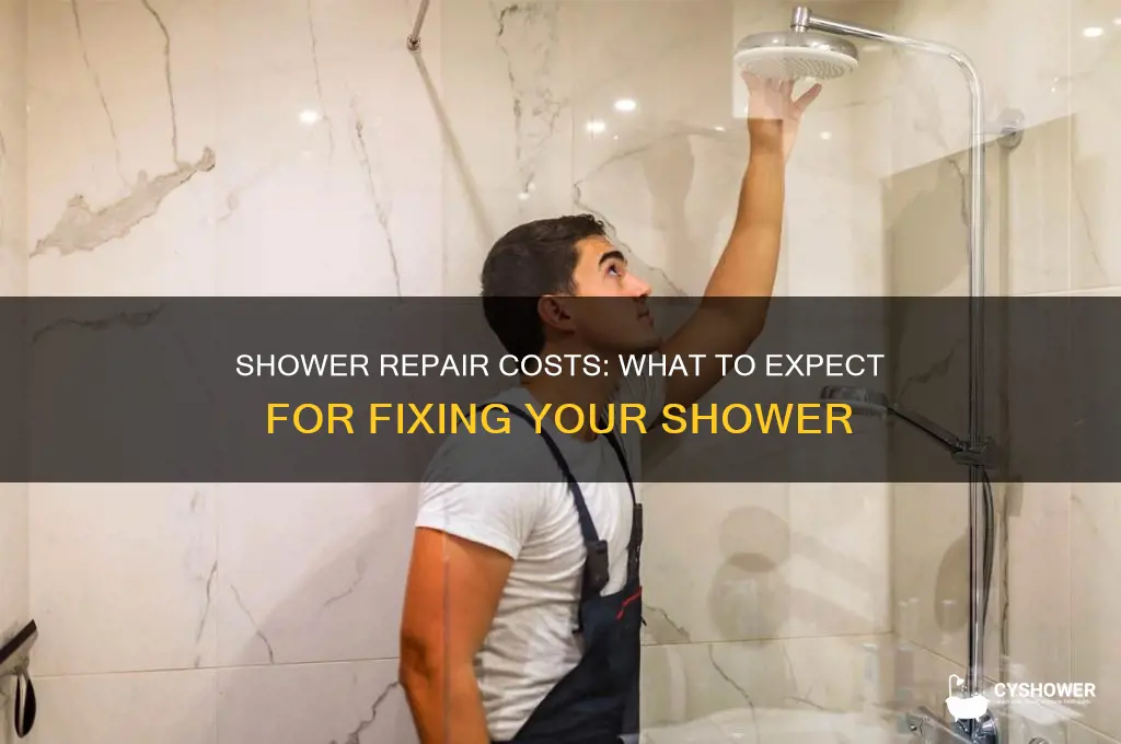 how much does it cost to fix a shower