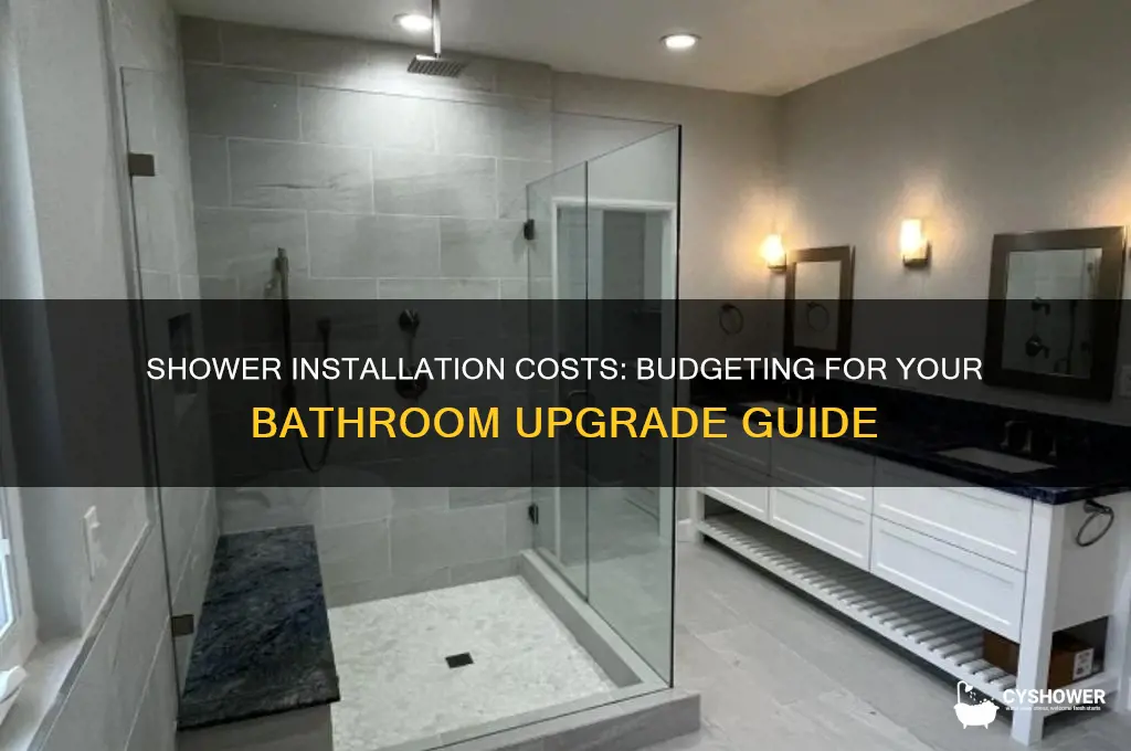 how much does it cost to get a shower installed