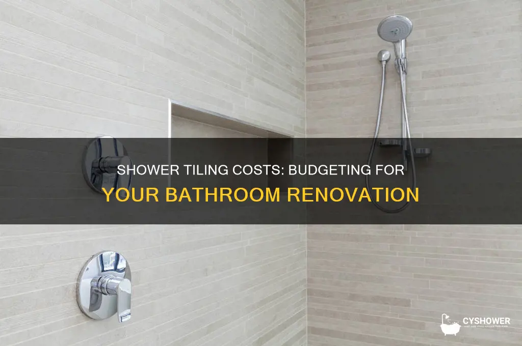 how much does it cost to get a shower tiled