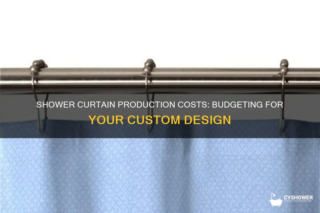 how much does it cost to make a shower curtain