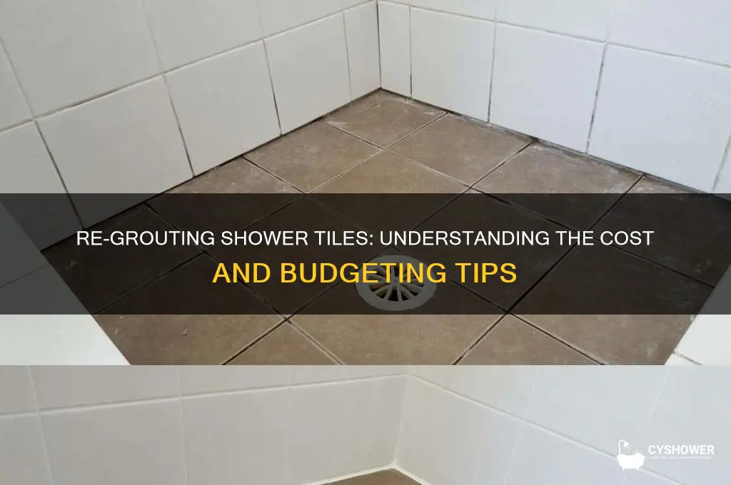 how much does it cost to re-grout shower tiles