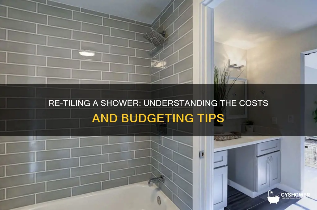 how much does it cost to re tile a shower