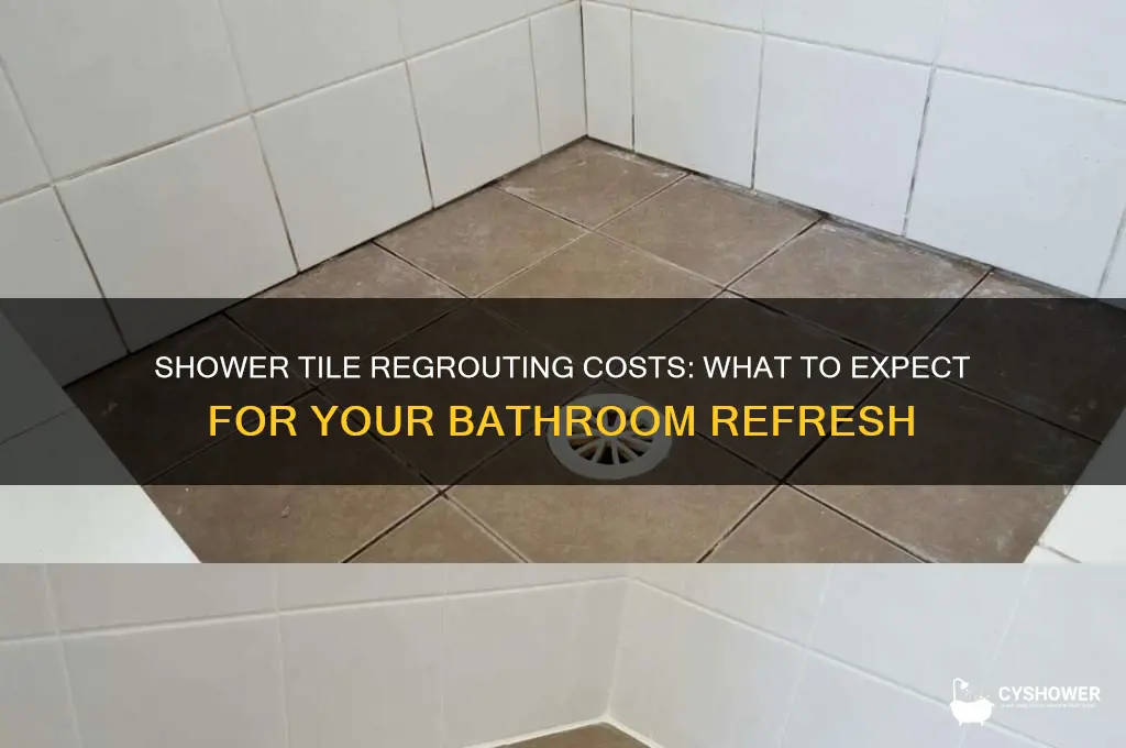 how much does it cost to regrout shower tile