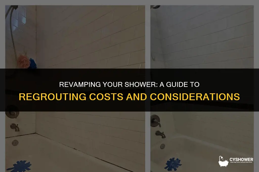 how much does it cost to regrout shower