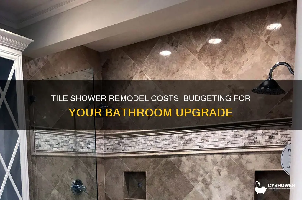 how much does it cost to remodel a tile shower