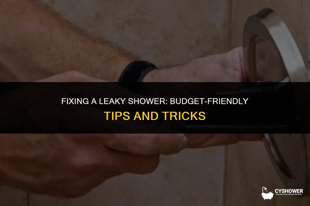 how much does it cost to repair a leaking shower