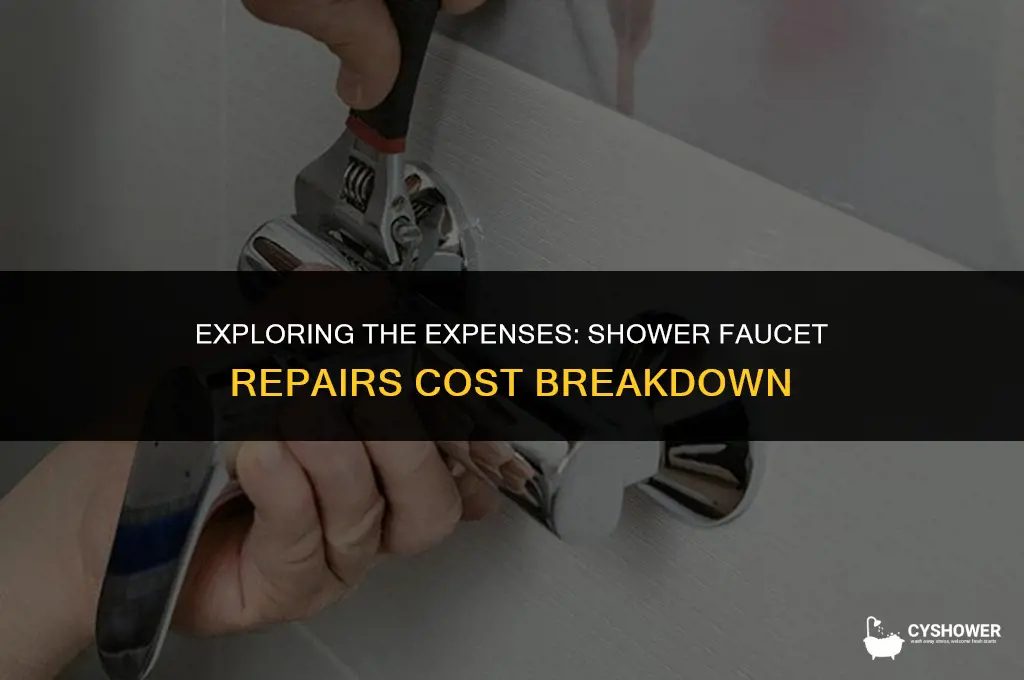 how much does it cost to repair a shower faucet