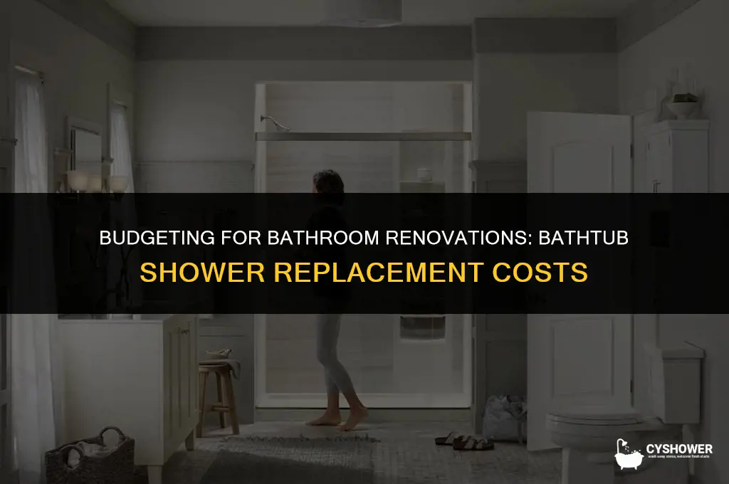 how much does it cost to replace a bathtub shower