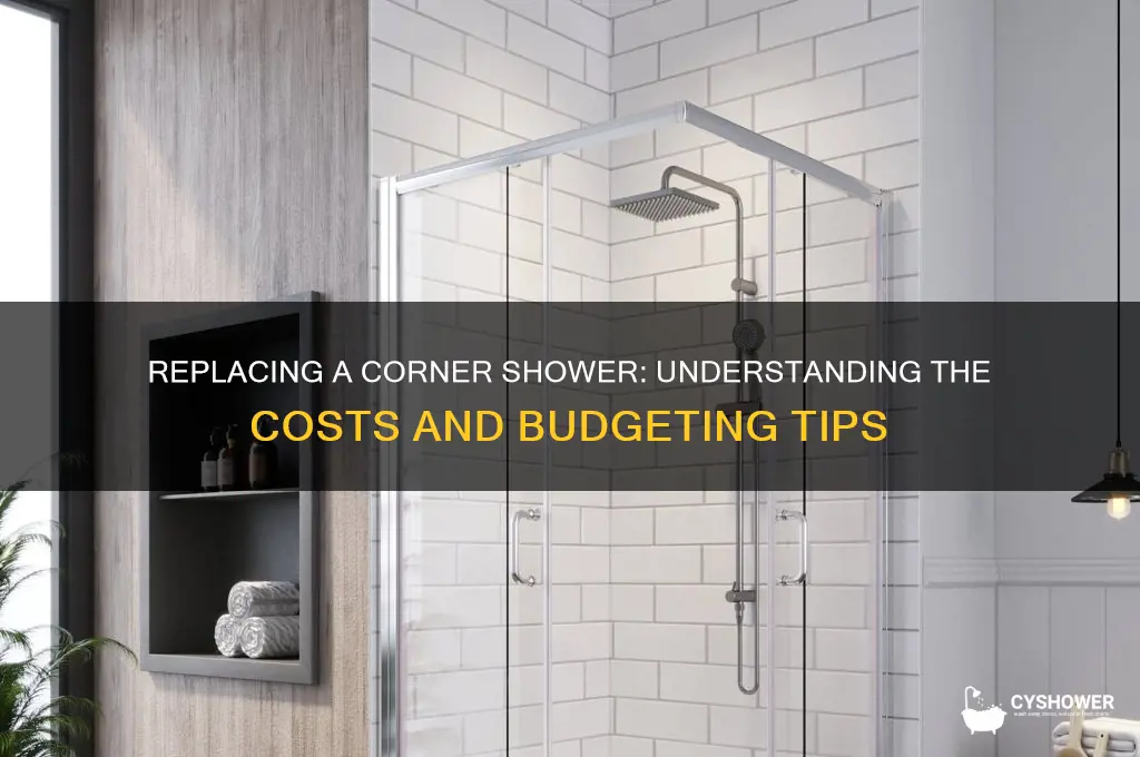how much does it cost to replace a corner shower
