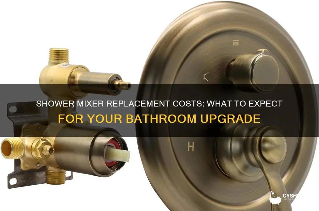 how much does it cost to replace a shower mixer