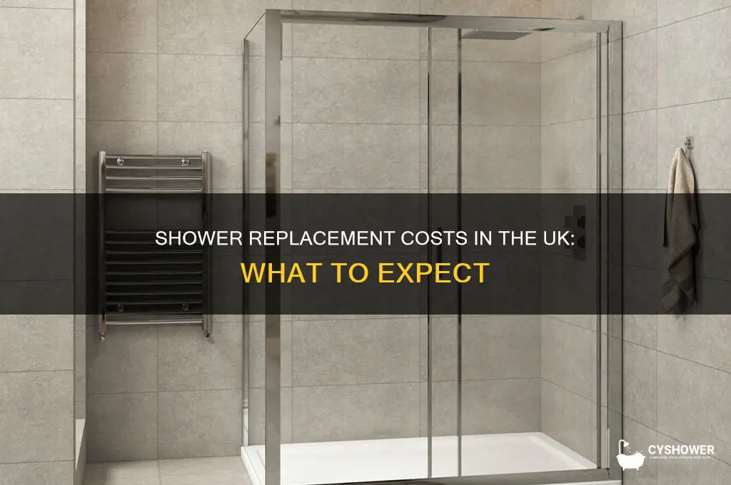 how much does it cost to replace a shower uk