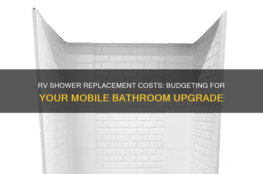 how much does it cost to replace an rv shower