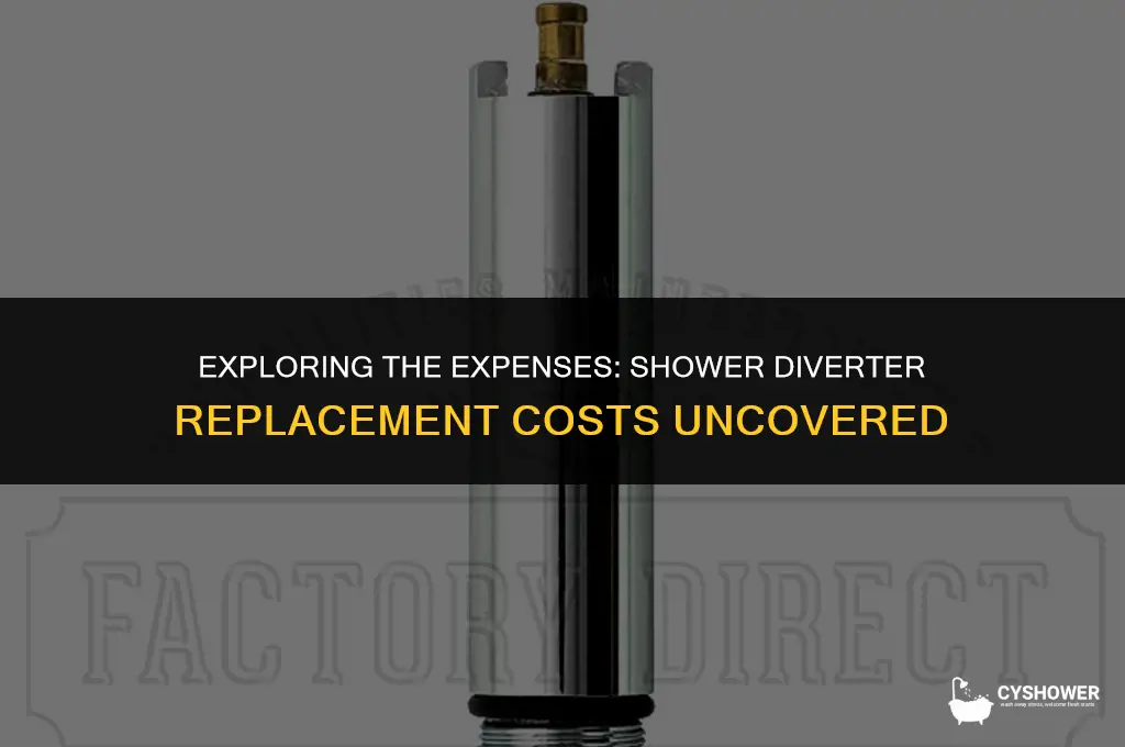 how much does it cost to replace shower diverter