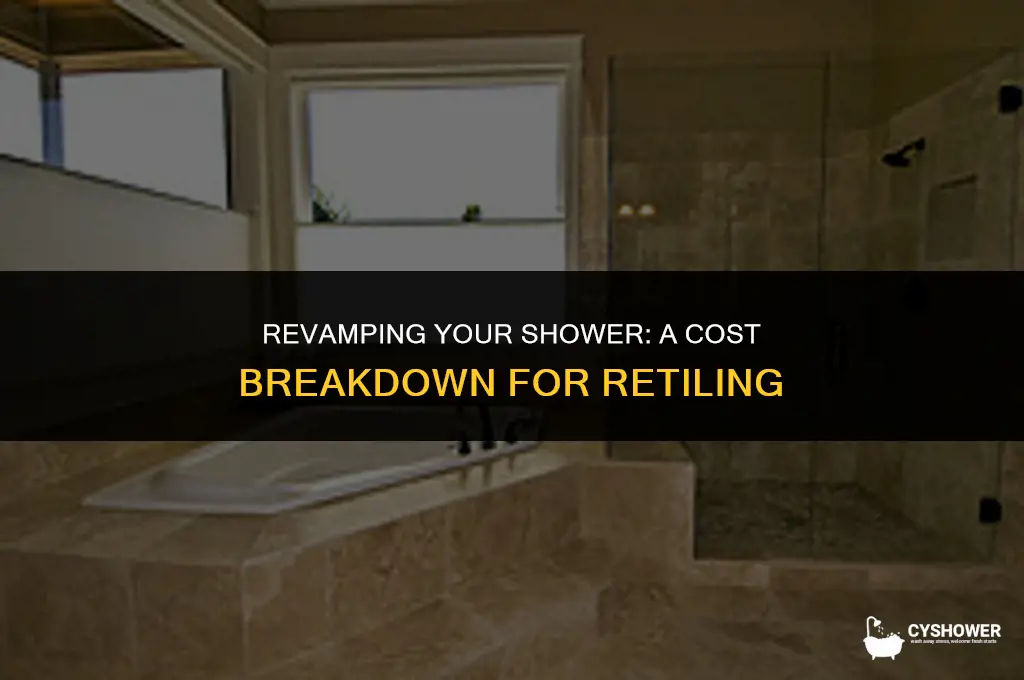 how much does it cost to retile a bathroom shower