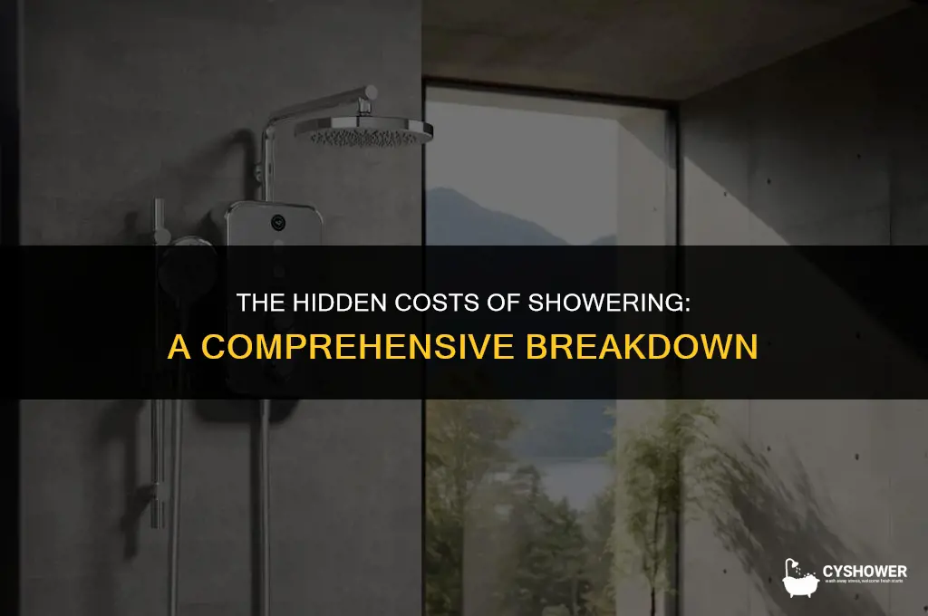 how much does it cost to run a shower
