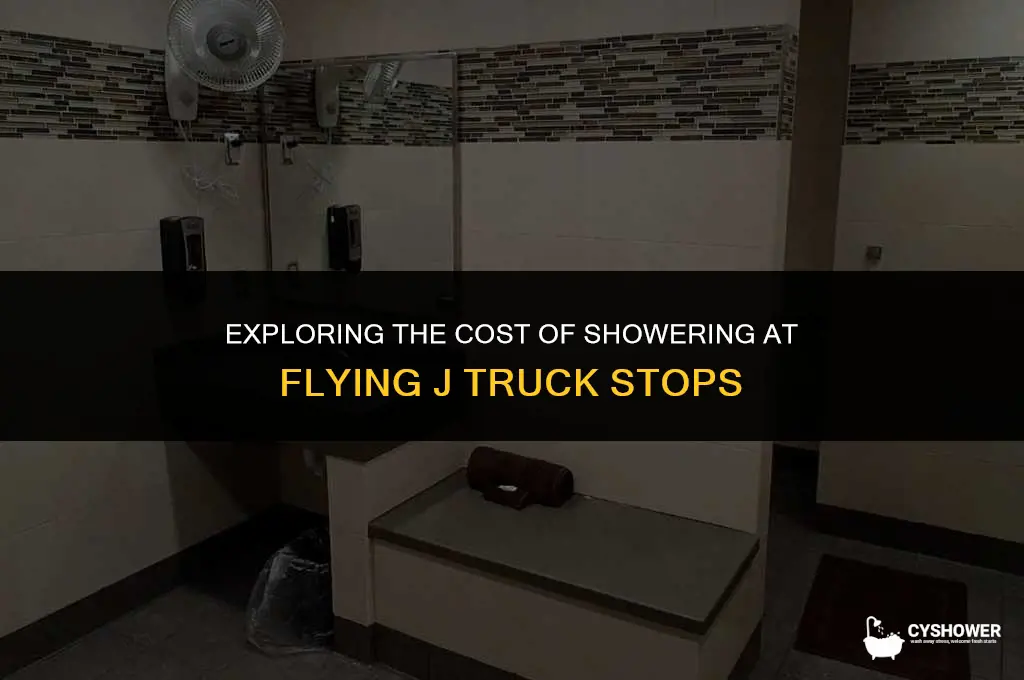 how much does it cost to shower at flying j
