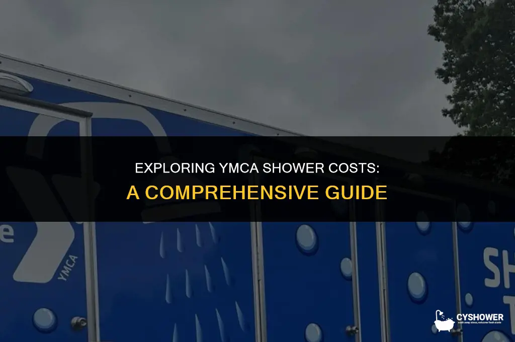 how much does it cost to shower at the ymca