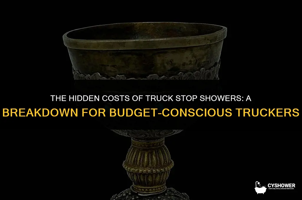 how much does it cost to shower at truck stop