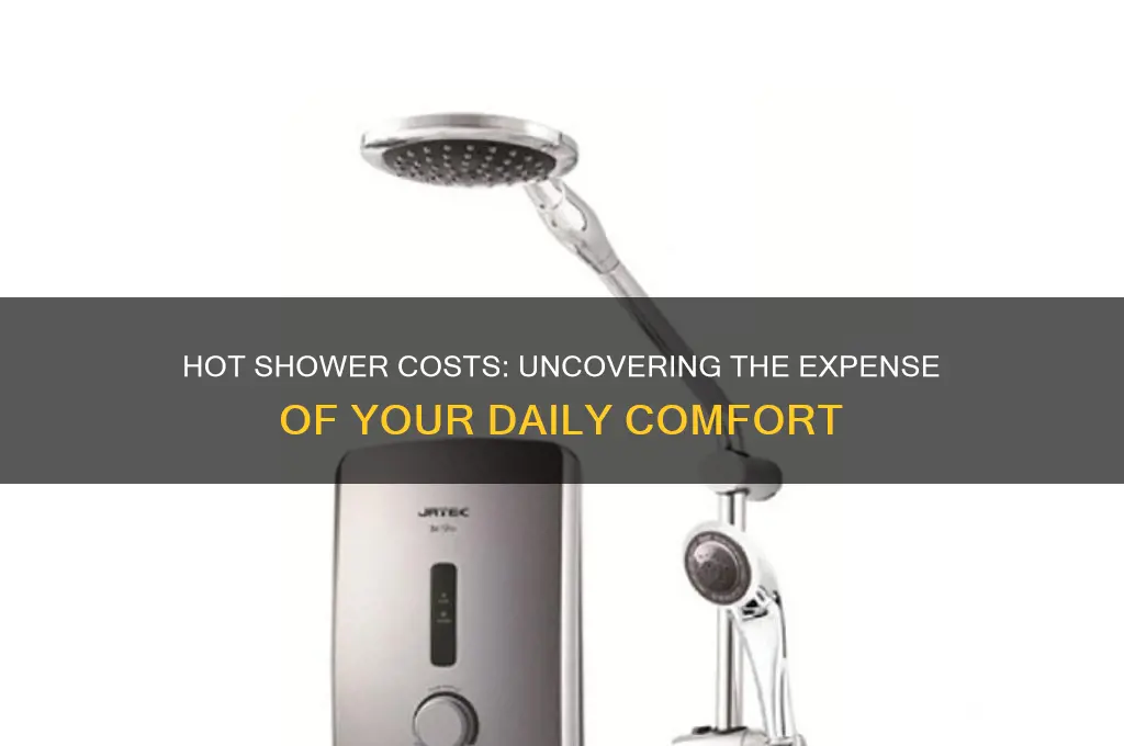how much does it cost to take a hot shower