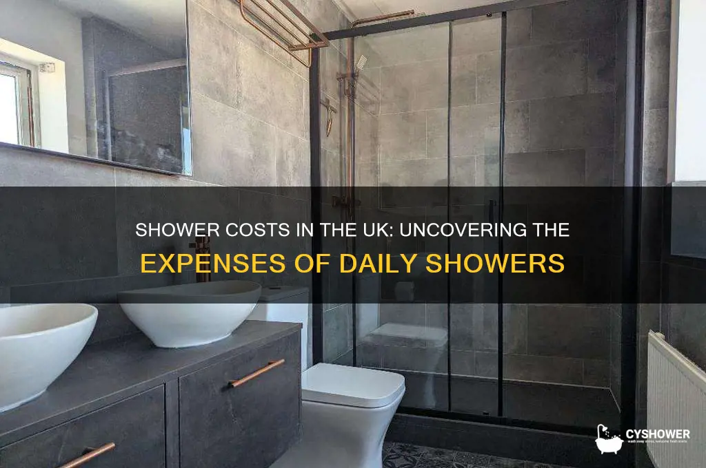 how much does it cost to take a shower uk