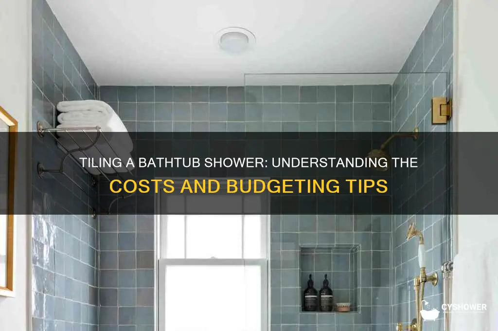 how much does it cost to tile a bathtub shower