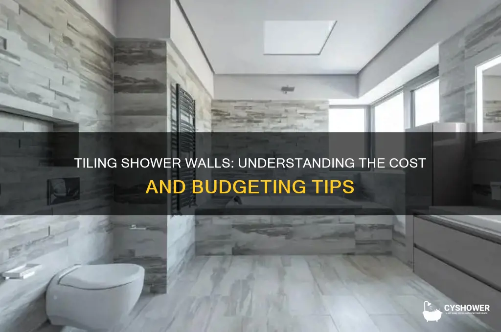 how much does it cost to tile a shower wall